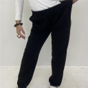 pantalone felpato con polsino cold